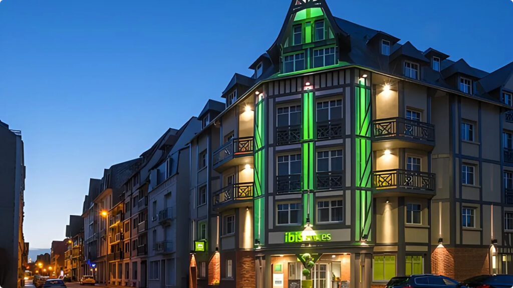 éclairage Hôtel Ibis à Deauville
